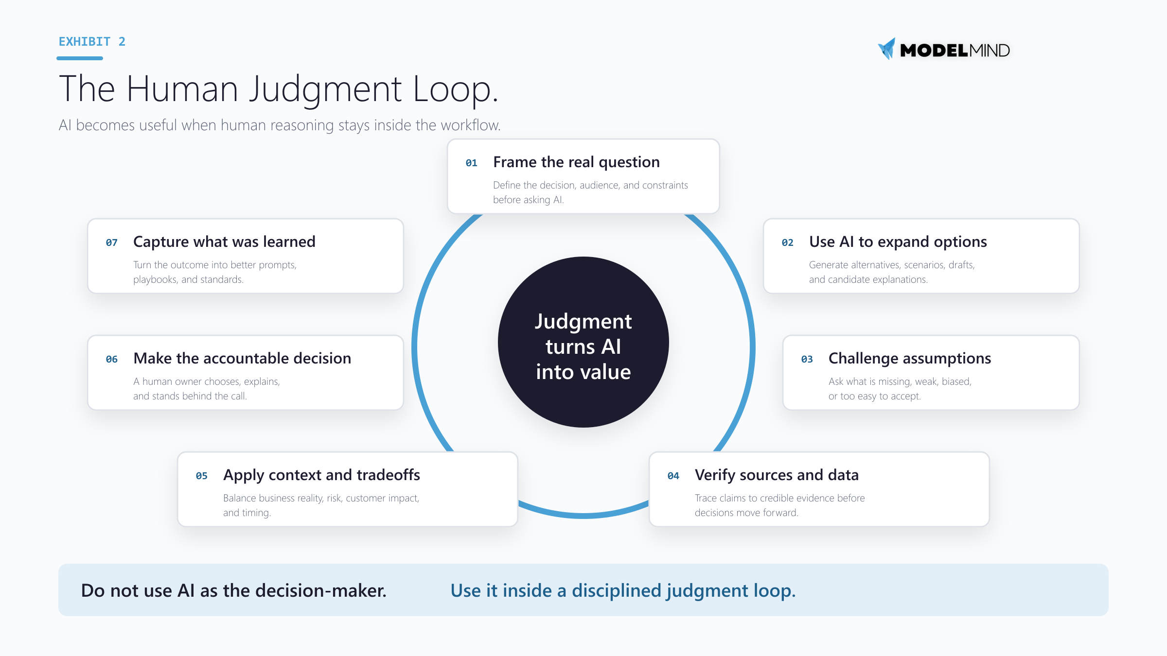 Exhibit 2: The Human Judgment Loop